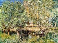 Sisley, Alfred - Willows on the Banks of the Orvanne